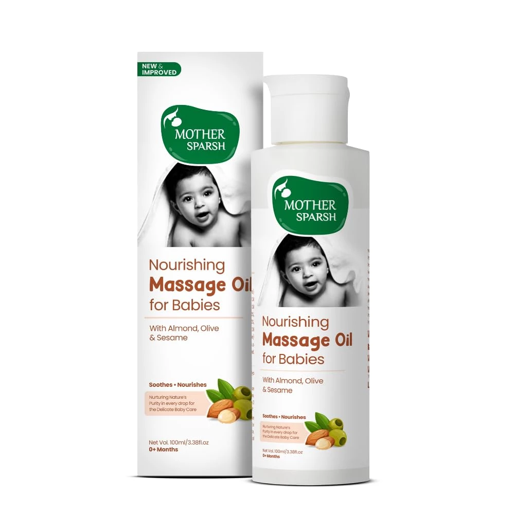 Mother Sparsh Nourishing Baby Massage Oil, 100 ml-1.webp